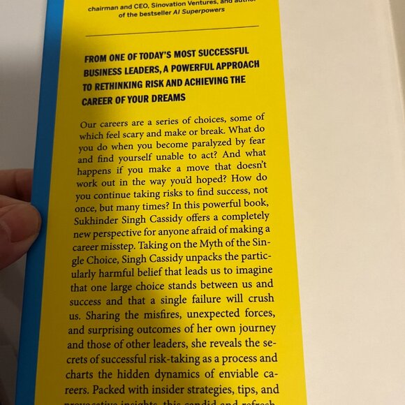 CHOOSE POSSIBILITY Take Risks and Thrive (Even When You Fail) BY SUKHINDER/NEW - Picture 5 of 6